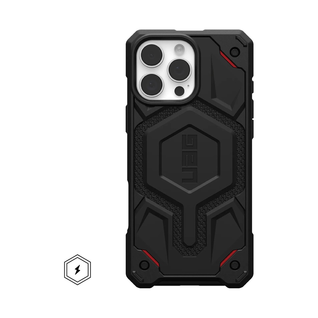 UAG Monarch Pro Kevlar Magsafe Case for iPhone 16 Pro Max (Kevlar Black)