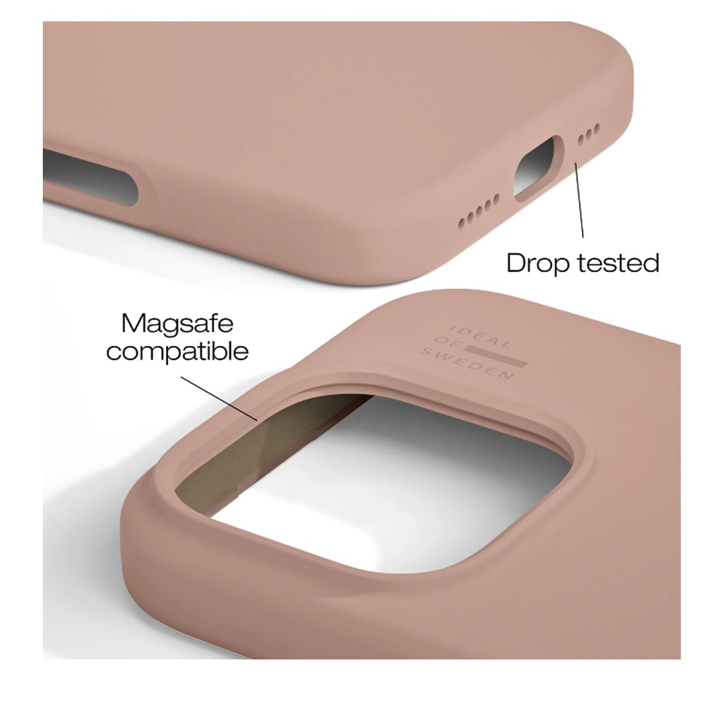 iDeal Of Sweden MagSafe Silicone Case for iPhone 16 Pro Max (Blush Pink) 