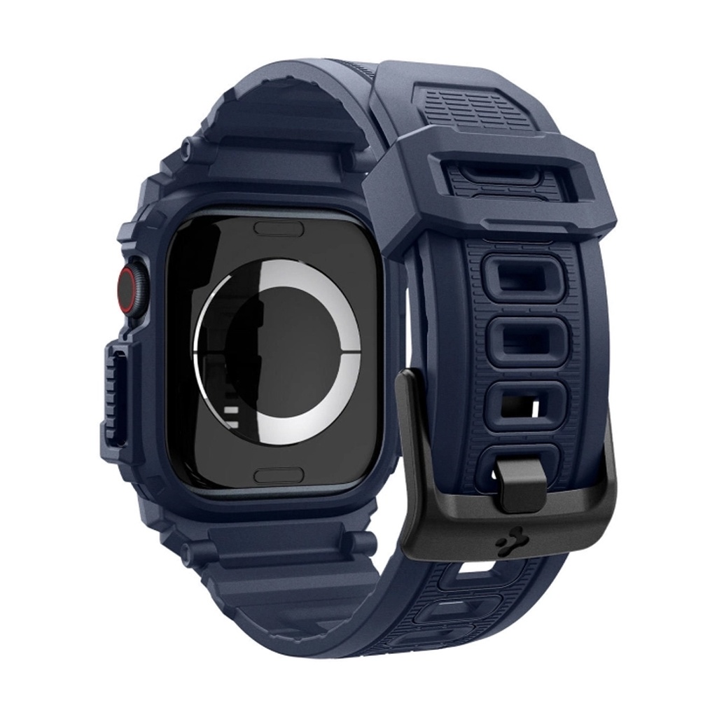 Spigen Rugged Armor Pro Band for Apple Watch 10 42mm (Navy Blue)