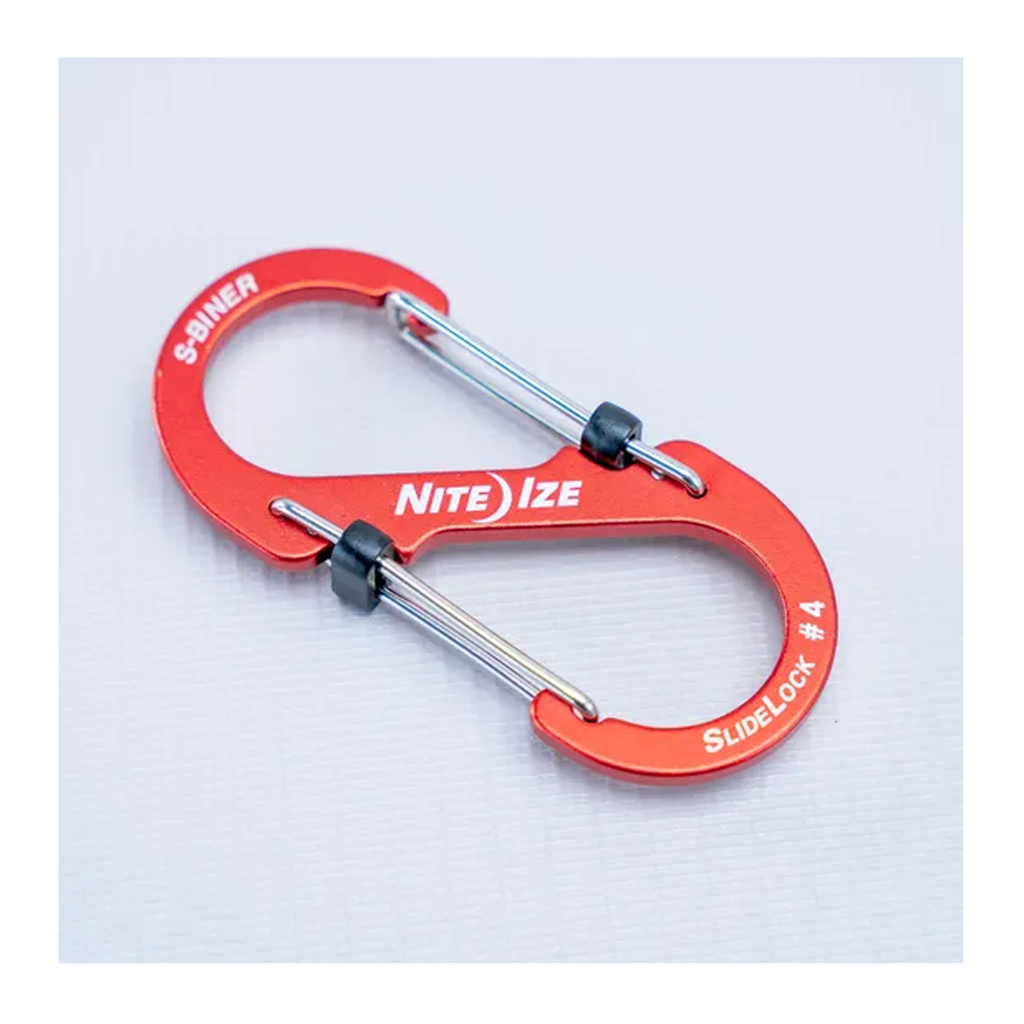 NiteIze S-Biner® SlideLock® Aluminum #4 (Orange)