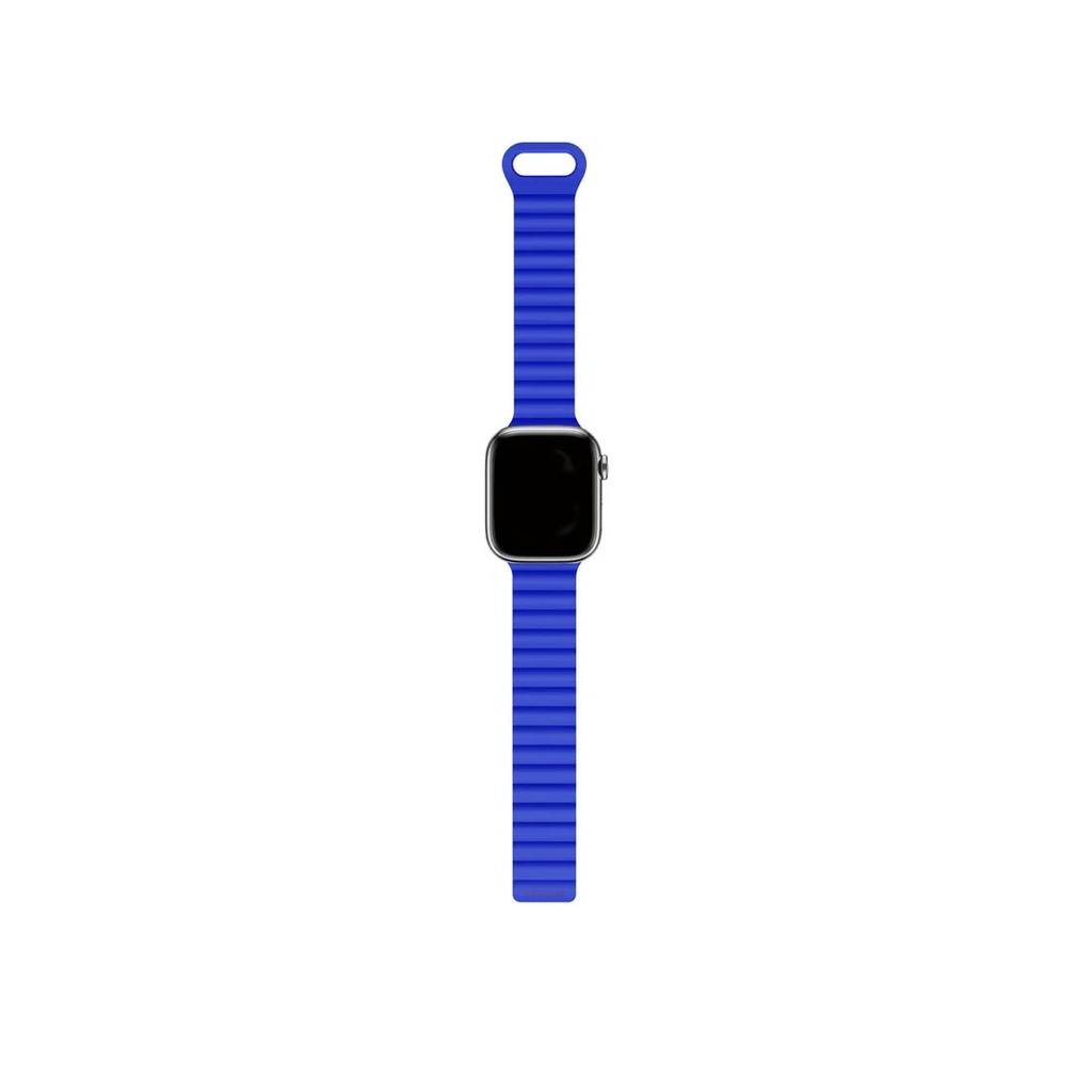  Decoded Silicone Magnet Traction Loop Strap Lite for AppleWatch 45/44/42mm (Galactic Blue)