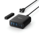 Anker Charger (112W, 6 Ports, GaN) (Black)