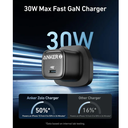 Anker Zolo Charger (30W, PD 3.0) (Black)