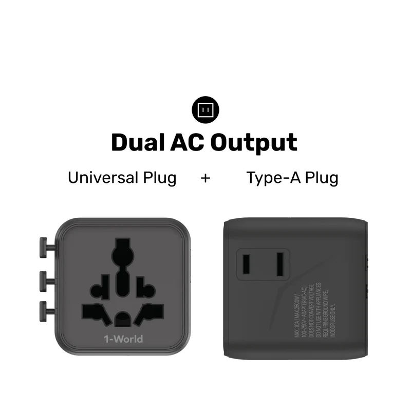Momax 1-World Travel Adaptor 