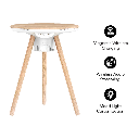 Momax  Cymbal ,Coffee Table with Lighting Effects, Magnetic Charging & Wireless Speaker