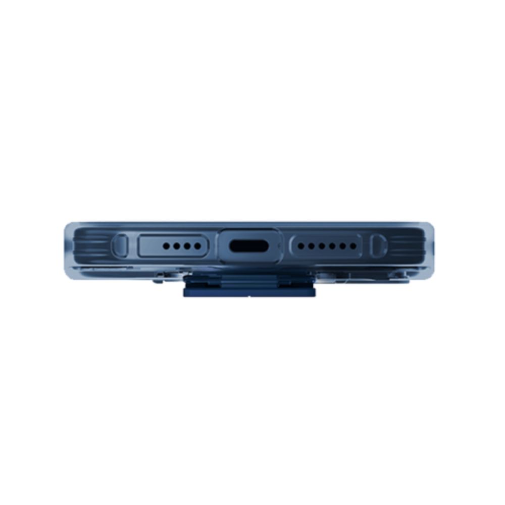 Uniq Hybrid Iphone 15 Pro Max Heldro Mount With Stand - Ultramarine (Deep Blue)