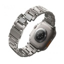 Uniq Osta Apple Watch Steel Strap With Self-Adjustable Links 49/45/44/42Mm - Titanium (Silver)