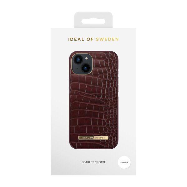 Ideal of Sweden Atelier Case for iPhone 13 (Scarlet Croco)