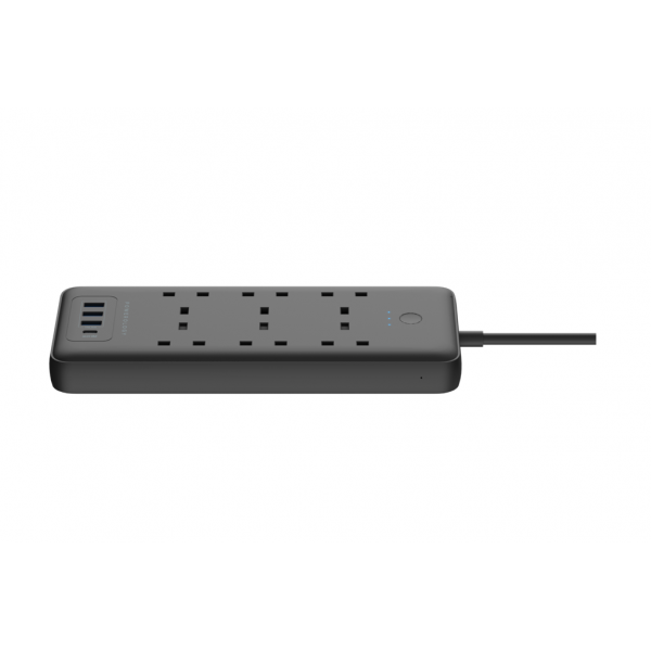 Powerology Smart Multiport Socket 6 AC / 3 USB & USB-C PD