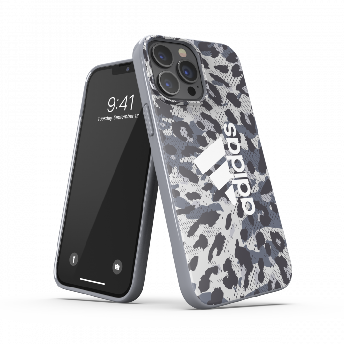 Adidas Graphic Snap Case for iPhone 13 Pro Max (Leopard Grey)