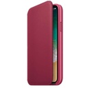 Apple Leather Folio iPhone X (Berry) - EOL
