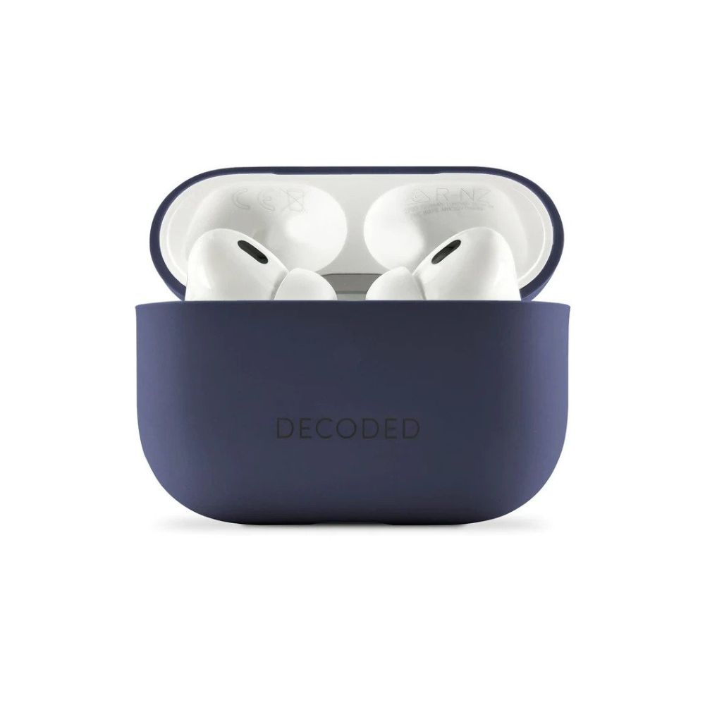 Decoded Silicone Case Airpods Pro 1 & 2 (Navy Peony)