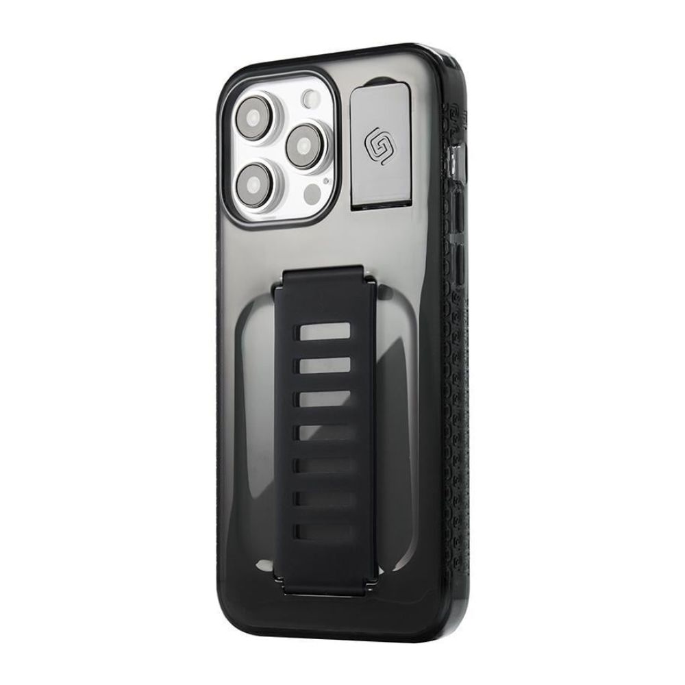 Grip2u Ultra Boost Case with Kickstand iPhone 15 Pro Max (Smoky)