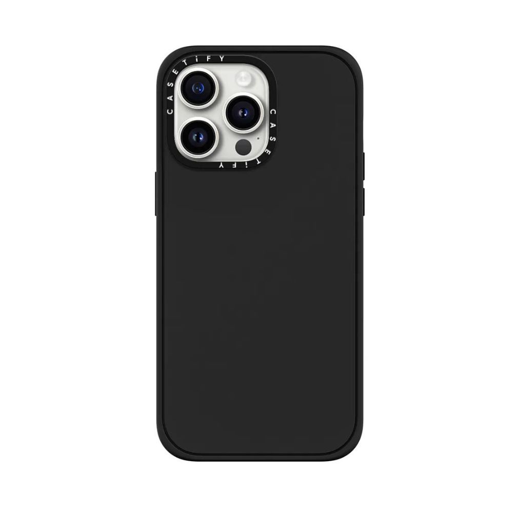 Casetify Impact Case for iPhone 15 Pro Max (Matte Black)