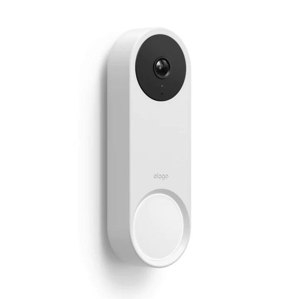 Elago Silicone Case for Nest Doorbell Hello Wired (White)