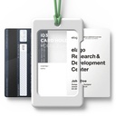 Elago iD3 ID Card Holder (White/Green Strap)