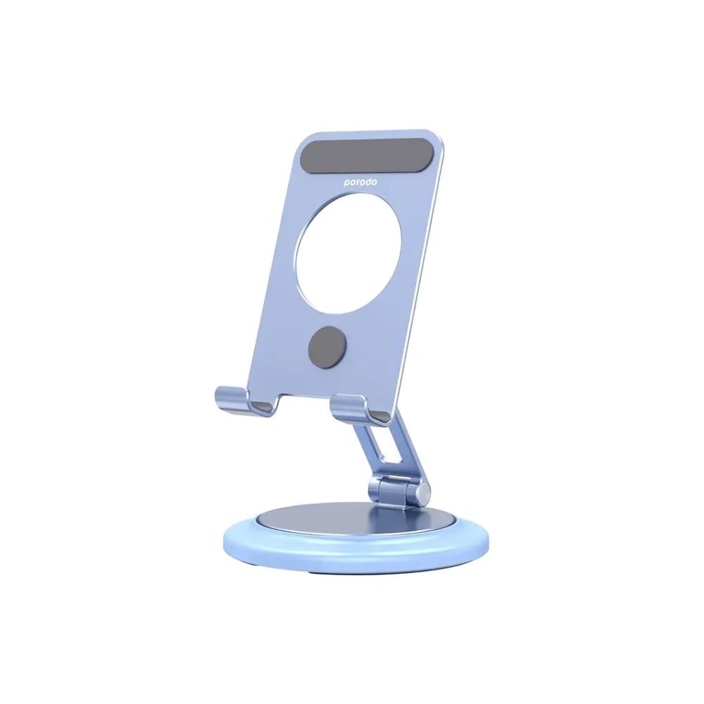 Porodo 360° Rotating Mobile & Tablet Stand (Blue)