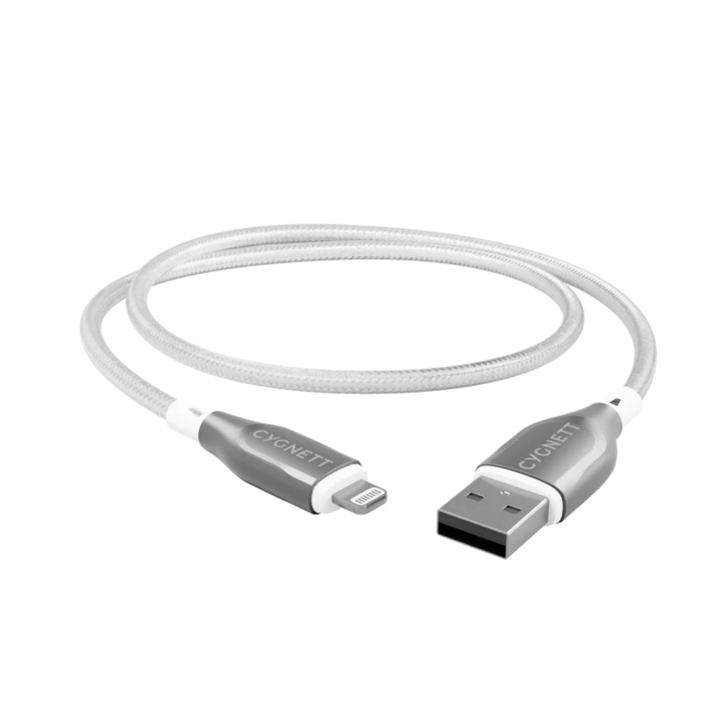 Cygnett Armoured Lightning To USB-A 1M (White)