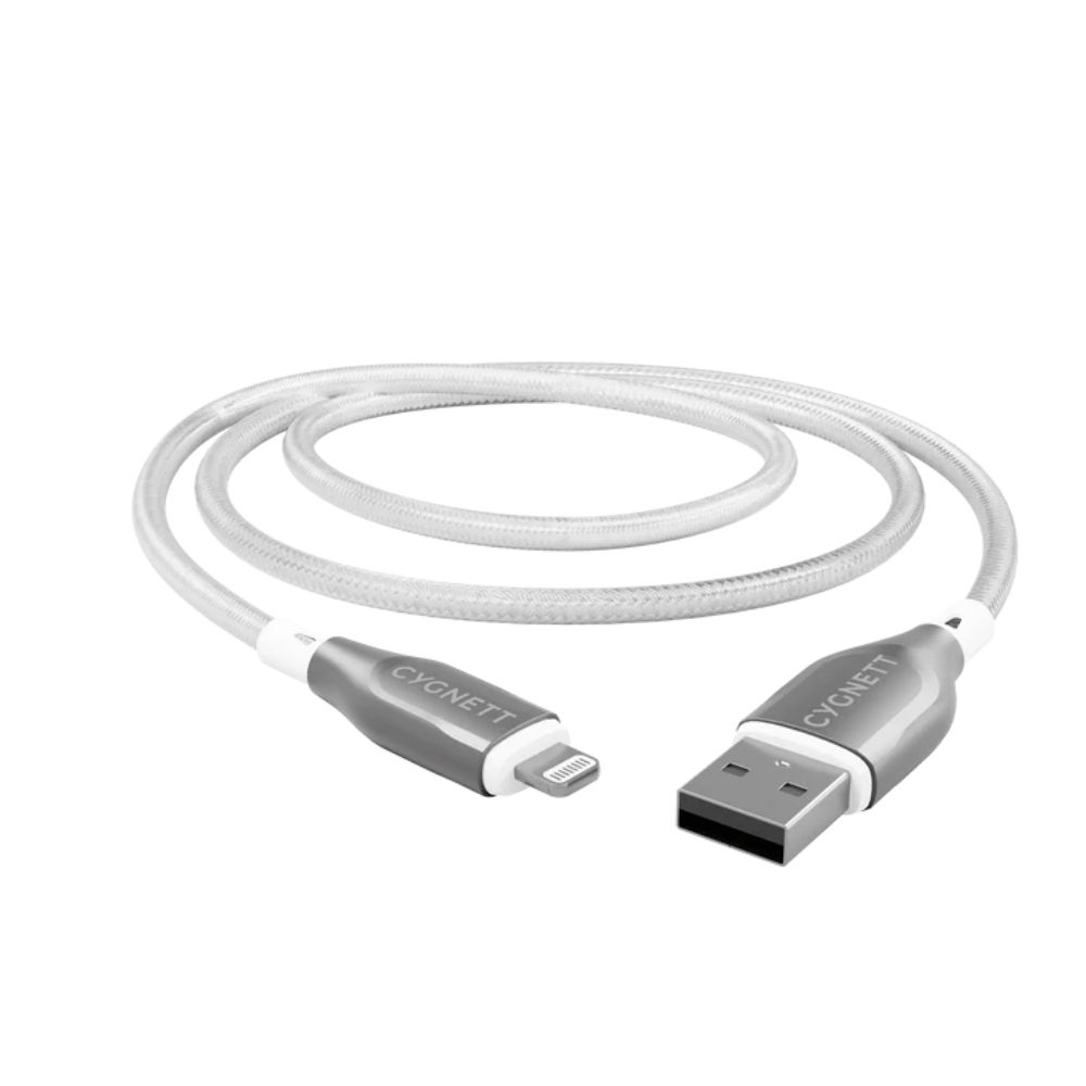 Cygnett Armoured Lightning To USB-A 2M (White)