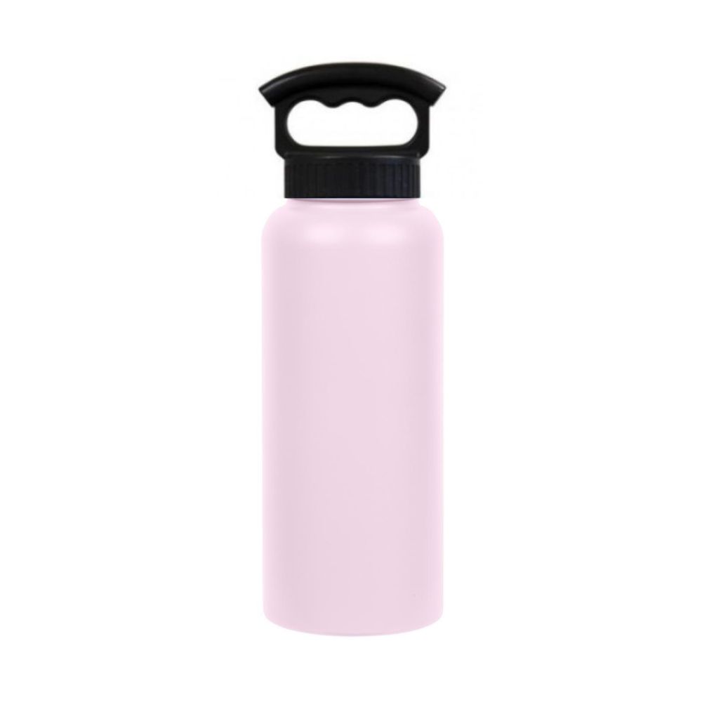 Fifty Fifty Vacuum Insulated Bottle 3 Finger Lid 1L (Cherry)