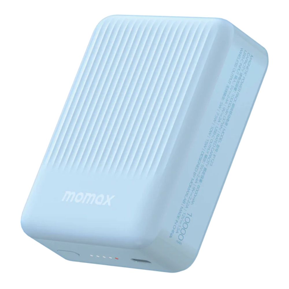 Momax Q.Mag Minimal 2 10000mAh Magnetic Power pack (Blue)