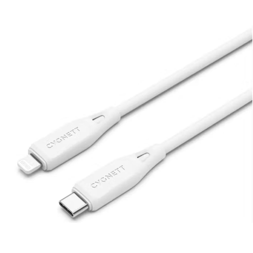 Cygnett Essentials Lightning To USB-C 1M (White)