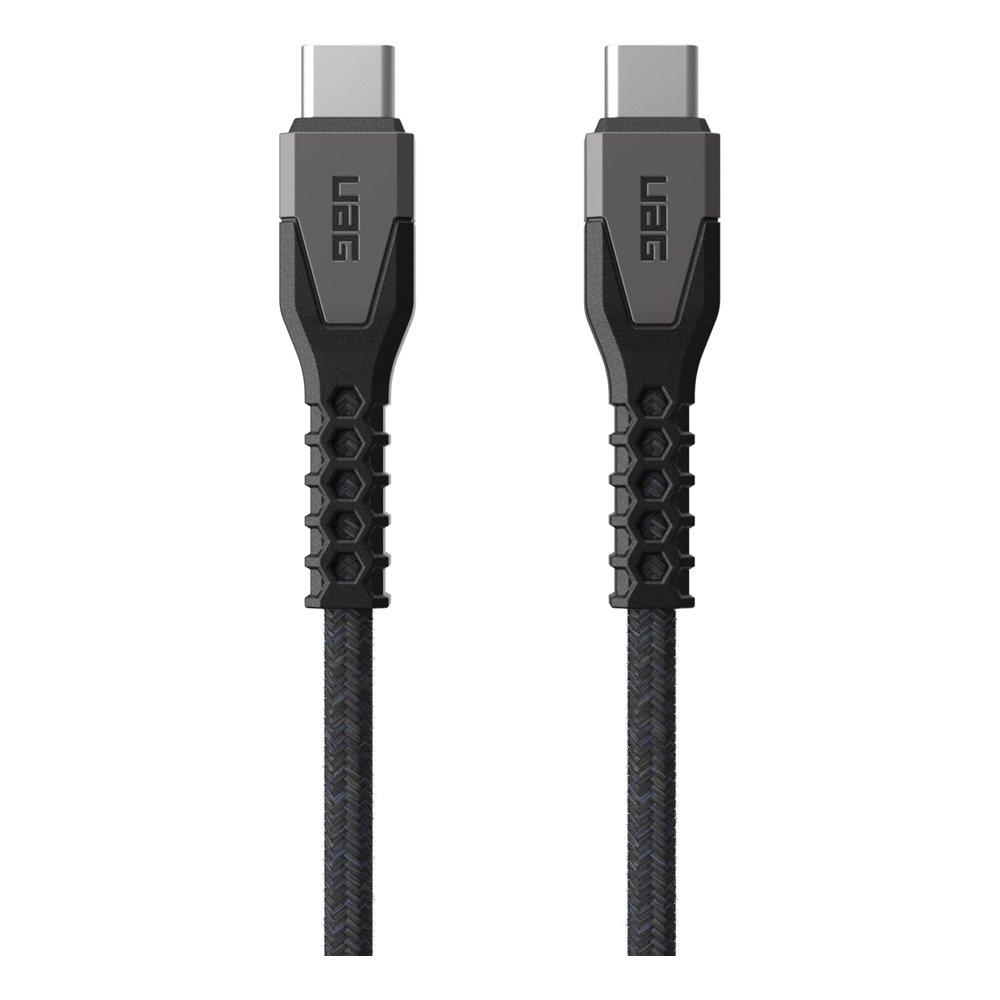 UAG Rugged Kevlar USBC-USBC Cable 1.5M (Black/Grey)