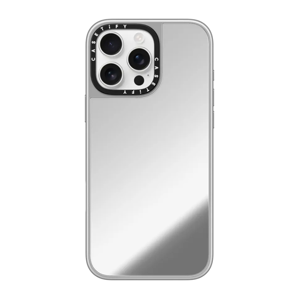 Casetify Magsafe Mirror Case for iPhone 16 Pro Max (Silver/Silver)