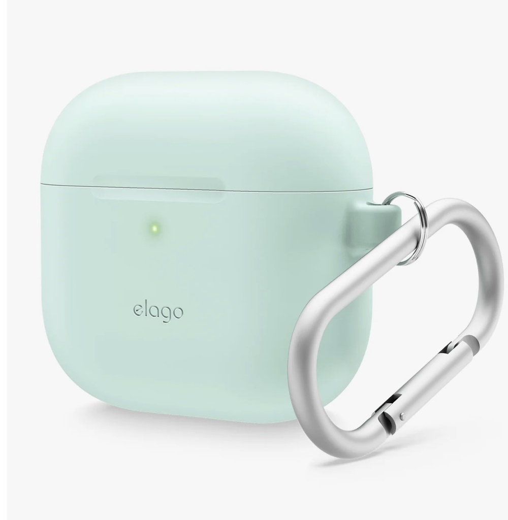 Elago Silicone Hang Case for AirPods 4 (Mint)