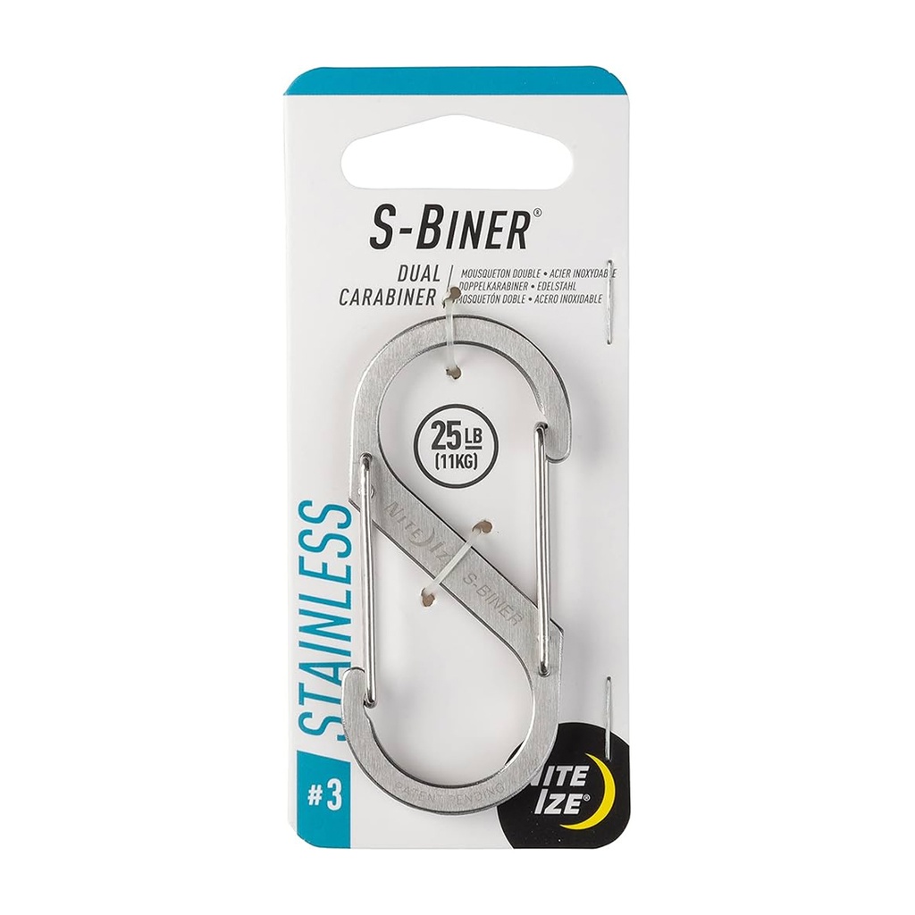 NiteIze S-biner  Dual Carabiner (Stainless)