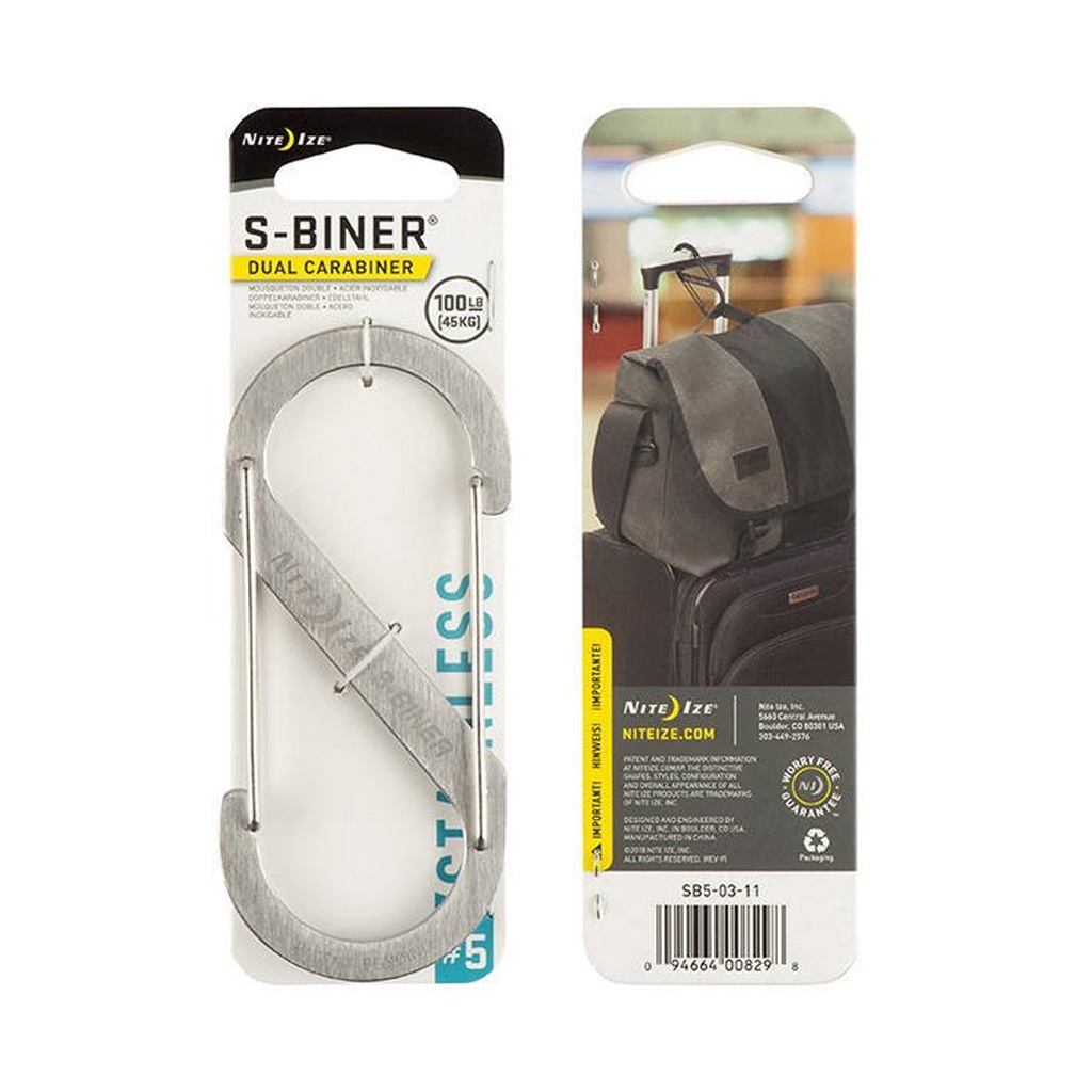 NiteIze S-Biner #5 (Stainless)