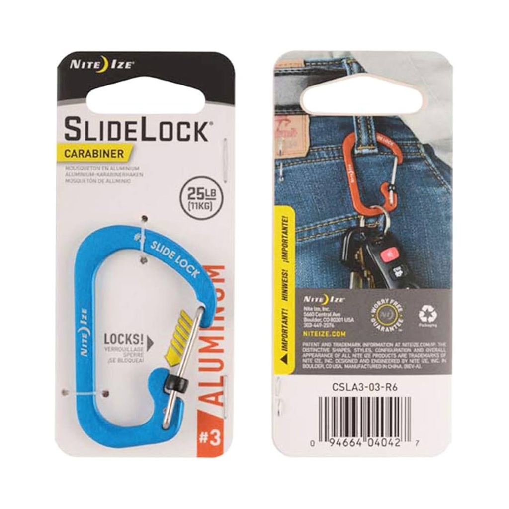 NiteIze Carabiner Size #3 (Blue)