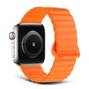  Decoded Silicone Magnet Traction Loop Strap Lite for AppleWatch 45/44/42mm (Apricot)