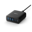 Anker Charger (112W, 6 Ports, GaN) (Black)