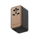 Momax 1-World 170W 4-Port Travel Adaptor (Desert Titanium)