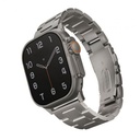 Uniq Osta Apple Watch Steel Strap With Self-Adjustable Links 49/45/44/42Mm (Titanium Silver)