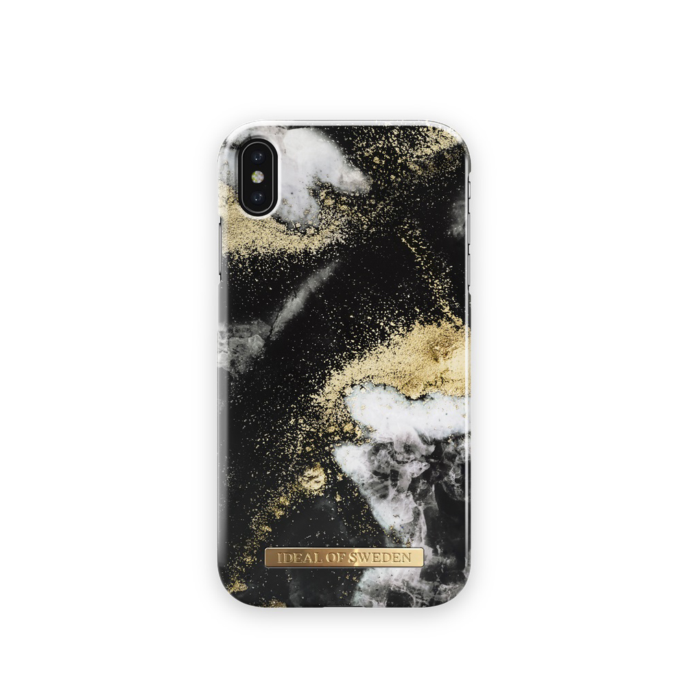 iDeal Of Sweden for iPhone Xs Max (Black Galaxy Marble)