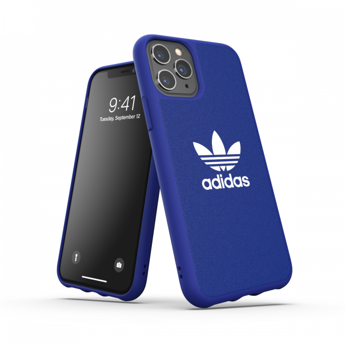 Adidas Trefoil Canvas Snap for iPhone 11 Pro (Blue)