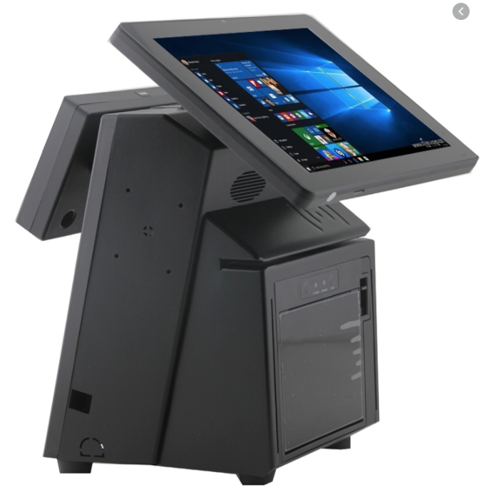 IP-AIO-i3 - Image Plus 9.7" All-In-One POS Machine/ Intel i3/4GB/128GB/2 Line VFD/ 80mm Built-in Thermal Printer