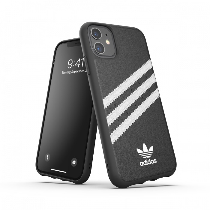 Adidas 3-Stripes Snap Case for iPhone 12 mini (White/Black)