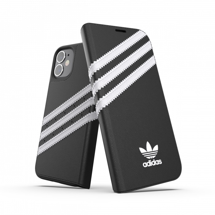 Adidas 3-Stripes Booklet for iPhone 12 mini (Black)