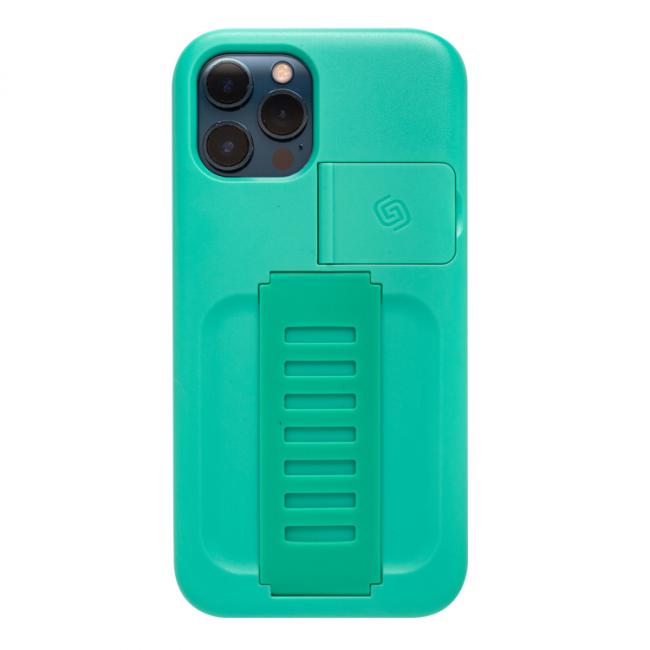 Grip2u Boost Case with Kickstand for iPhone 12 Pro Max (Spearmint)