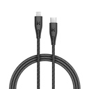 RAVPower Nylon Type-C to Lightning Cable 2m (Black) 
