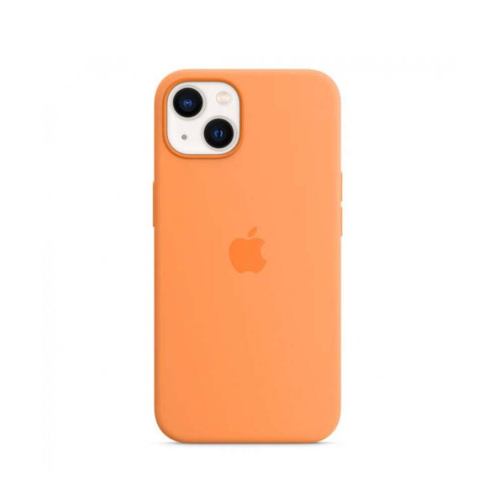 Apple Silicone with Magsafe for iPhone 13 (Marigold)