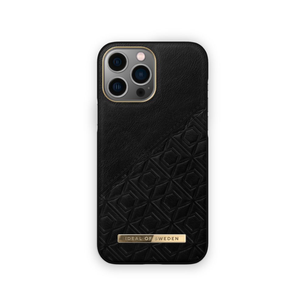 iDeal of Sweden Atelier iPhone 13 Pro (Embossed Black)