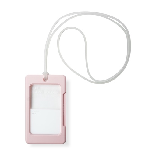 [EID3-LPTR] Elago iD3 ID Card Holder (Lovely Pink/Frosted Clear Strap)