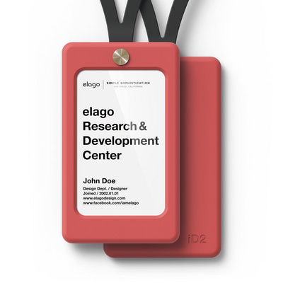 [EID2-IRO] Elago iD2 ID Card Holder (Italian Rose)