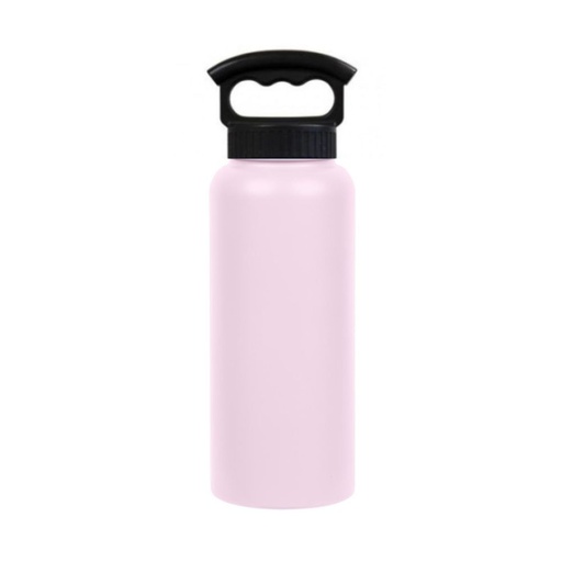 [V34000042] Fifty Fifty Vacuum Insulated Bottle 3 Finger Lid 1L (Cherry)