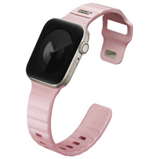[UNIQ-41MM-STRIPPNK	] UNIQ STRIDE FKM RUBBER APPLE WATCH STRAP 41/40/38MM - PALE PINK (PALE PINK)