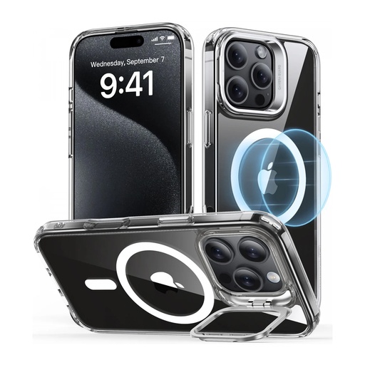 [1A7490102] ESR iPhone 16 Pro Classic Hybrid (HaloLock) with Stash Stand Case